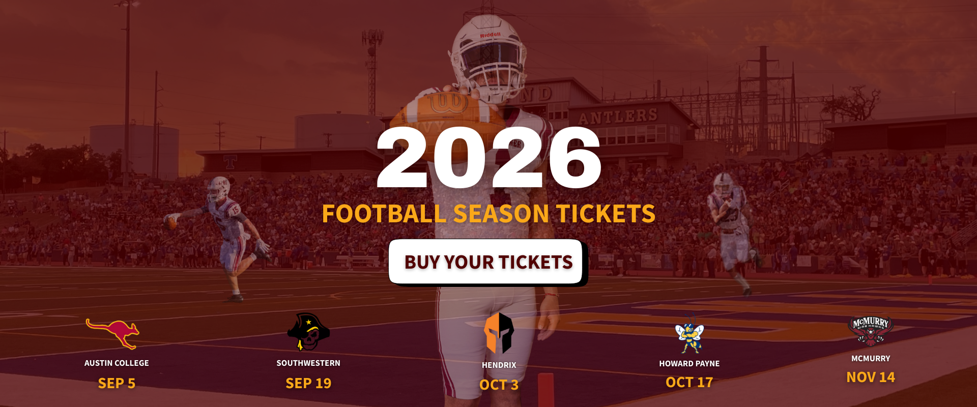 2026 Football Season Tickets Now On Sale